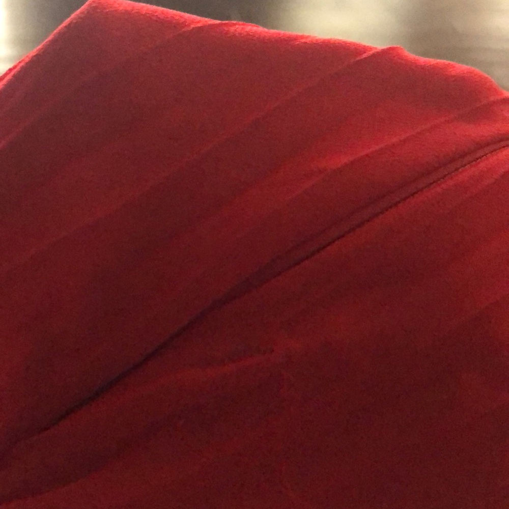 Foxiedox Red Nealea Pleated Sheath Dress Size XL - Picture 7 of 13